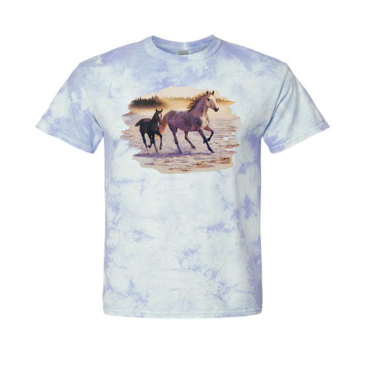 horse tie dye shirt