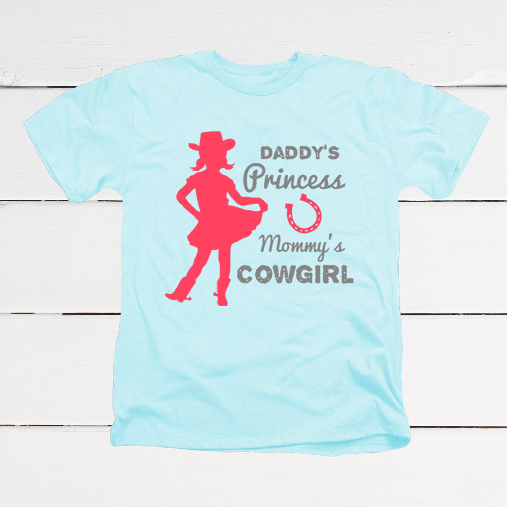 Daddy's Princess Mommy's Cowgirl Youth T-Shirt
