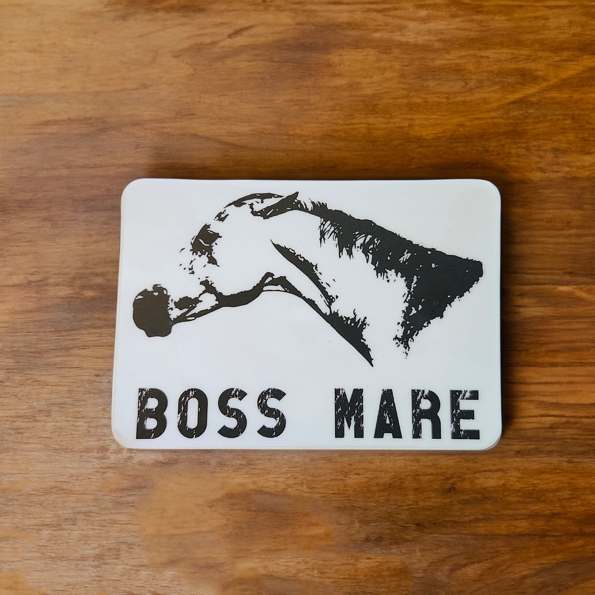 Boss Mare Matte Vinyl Sticker | Equestrian Creations