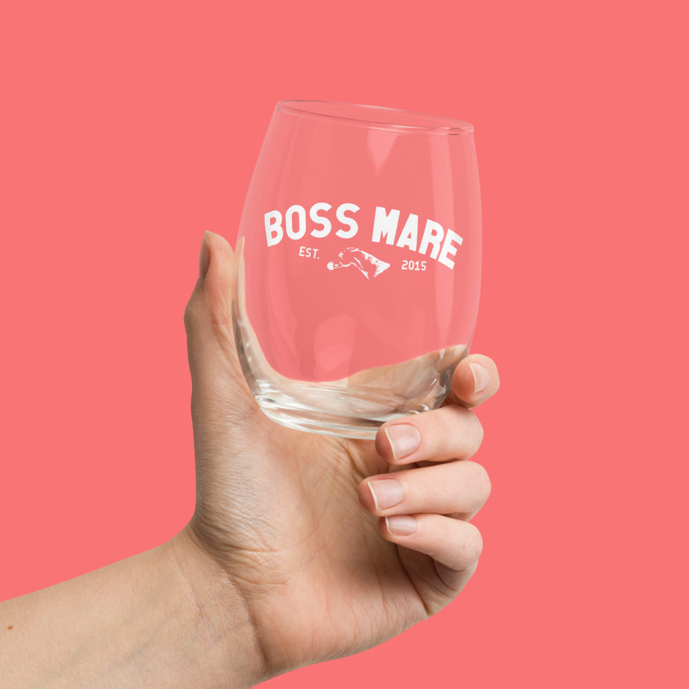 Boss Mare Stemless Wine Glass - 15oz