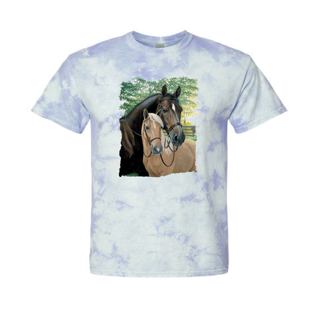 Equine Art Youth Tie Dye T-Shirt