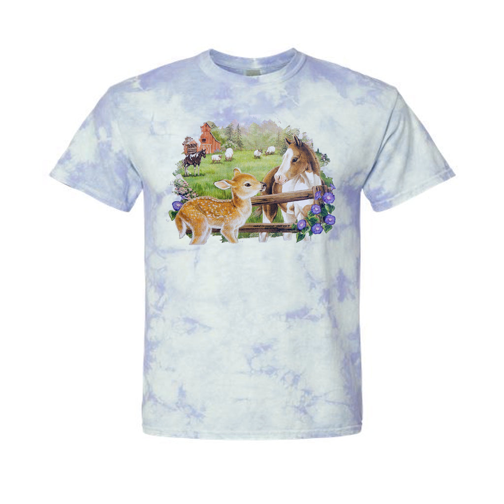 Equine Art Youth Tie Dye T-Shirt