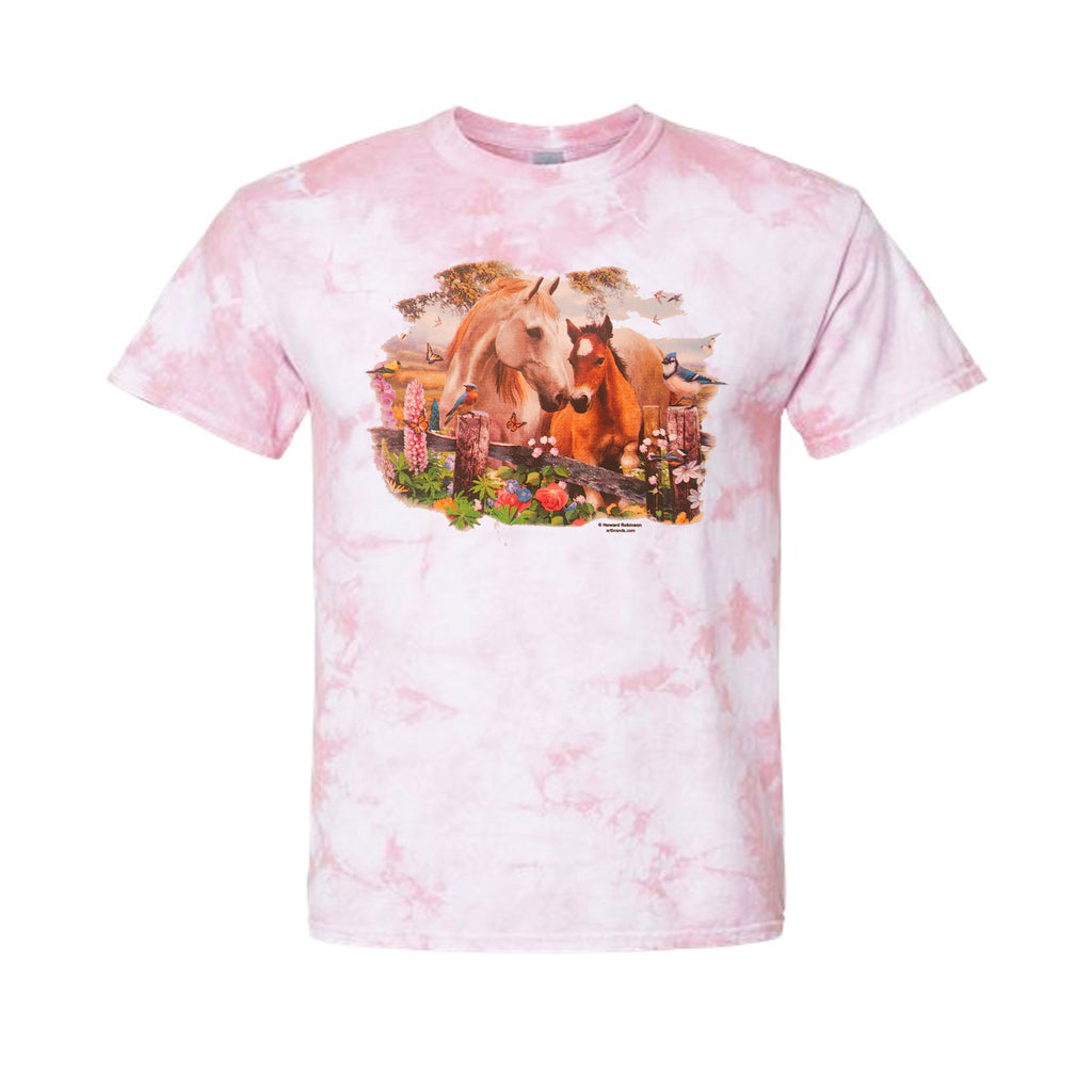 Equine Art Youth Tie Dye T-Shirt