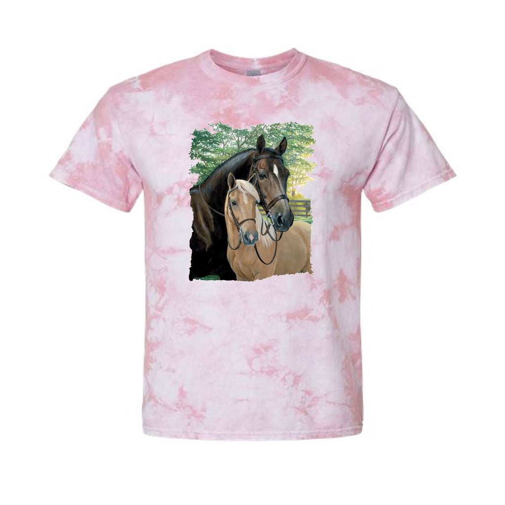 Equine Art Youth Tie Dye T-Shirt