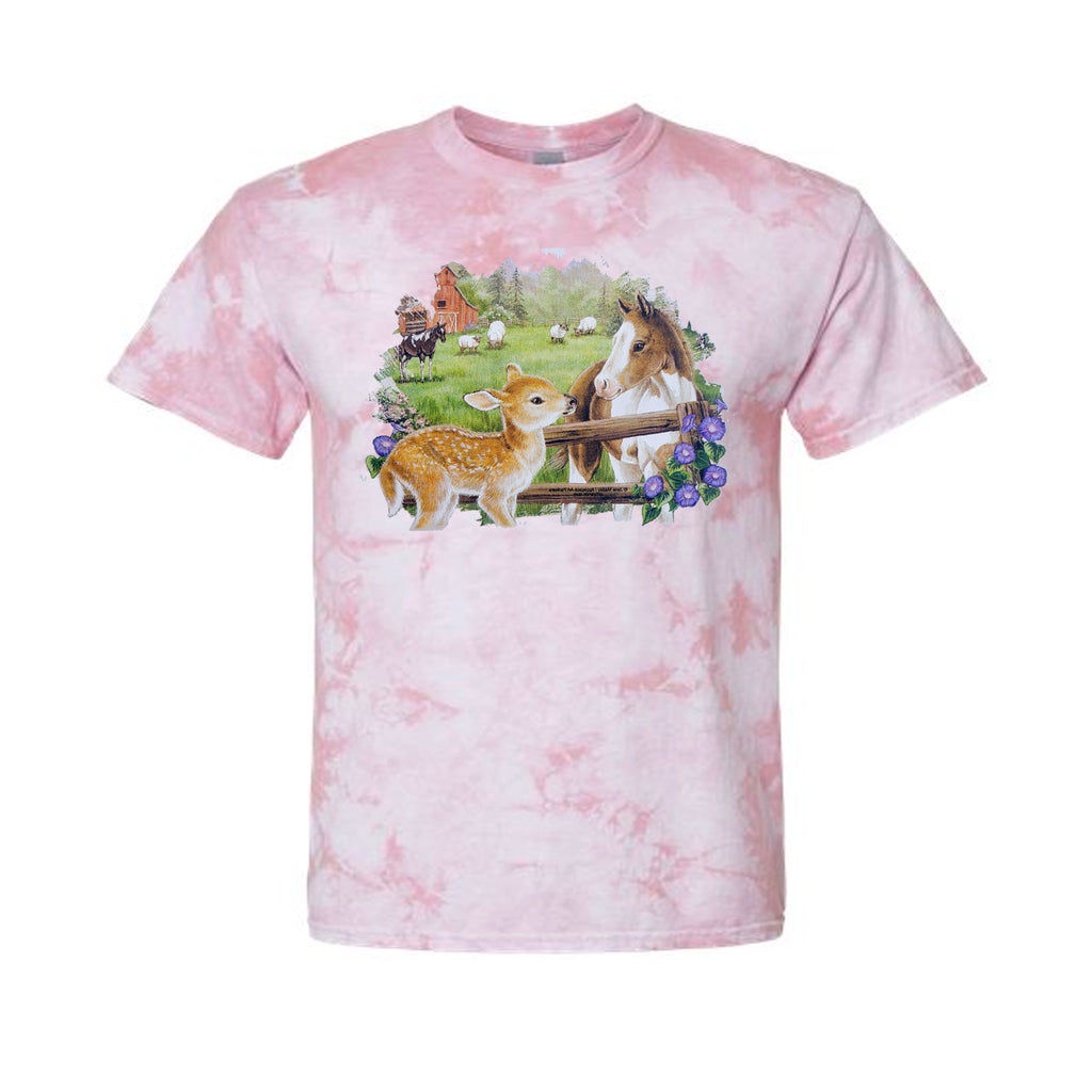 Equine Art Youth Tie Dye T-Shirt