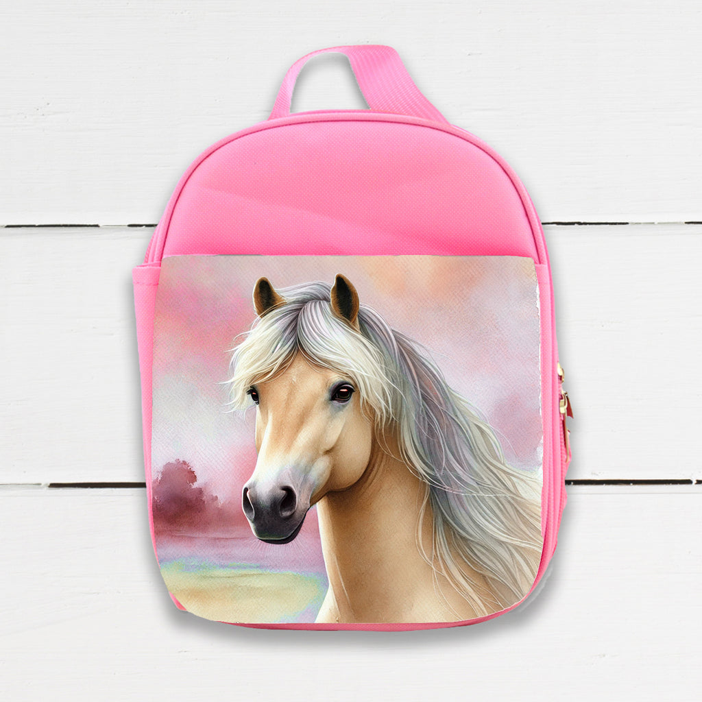Watercolor Horses Insulated Lunch Bag