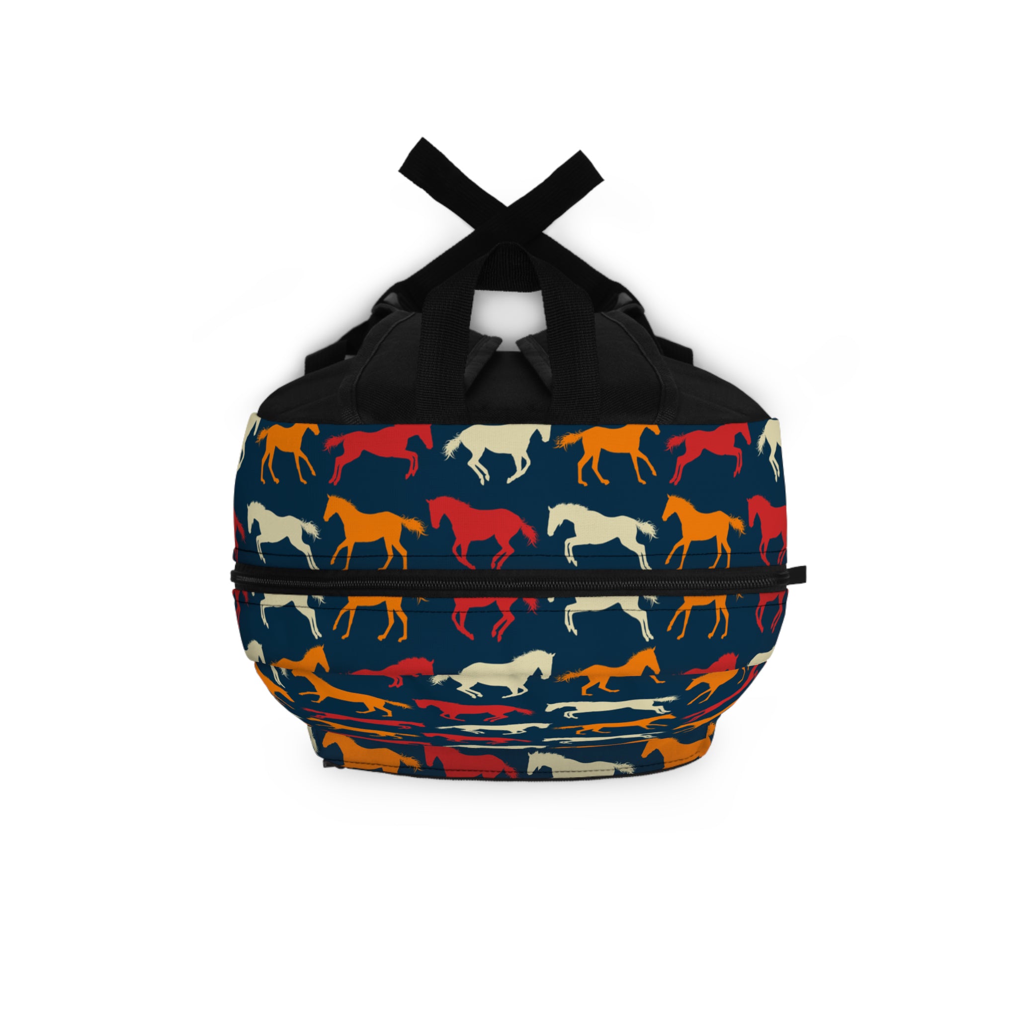 Red & Orange Horses Backpack | Equestrian Creations