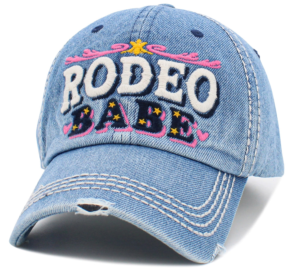 Rodeo Babe Vintage Denim Cap