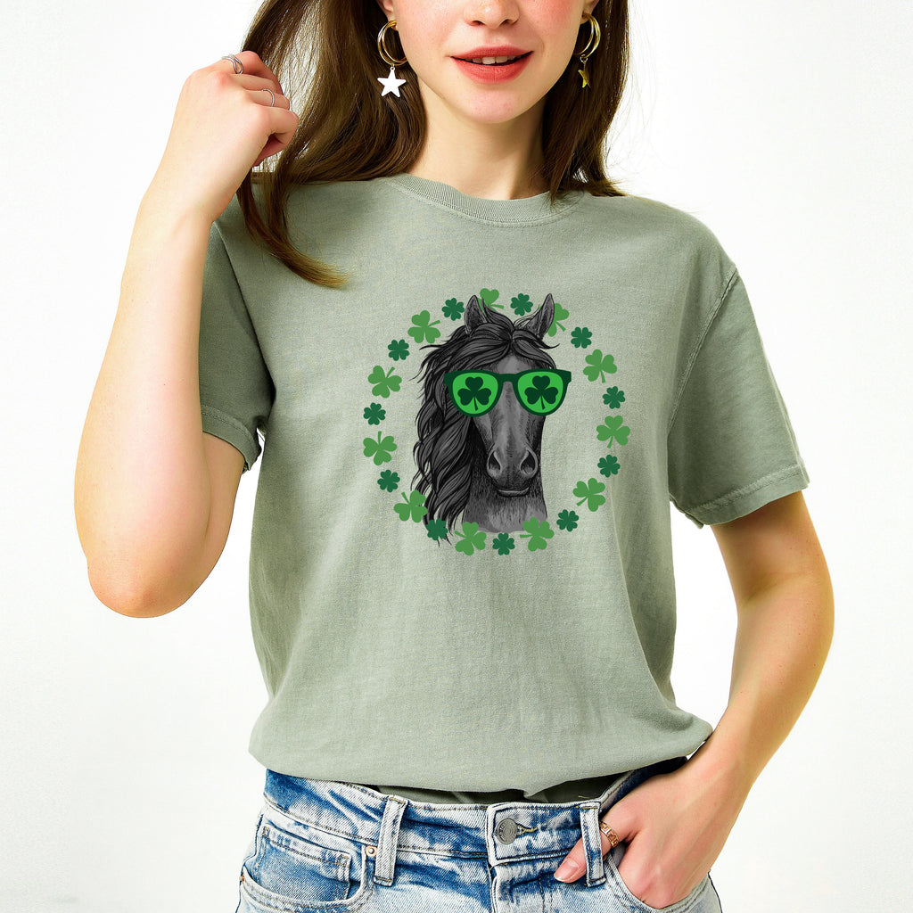 Shamrock Horse Comfort Colors Tee