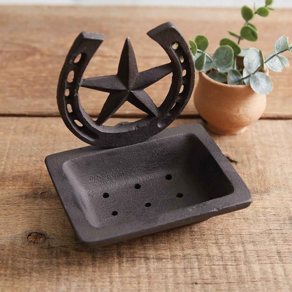 Western Horseshoe Soap Dish