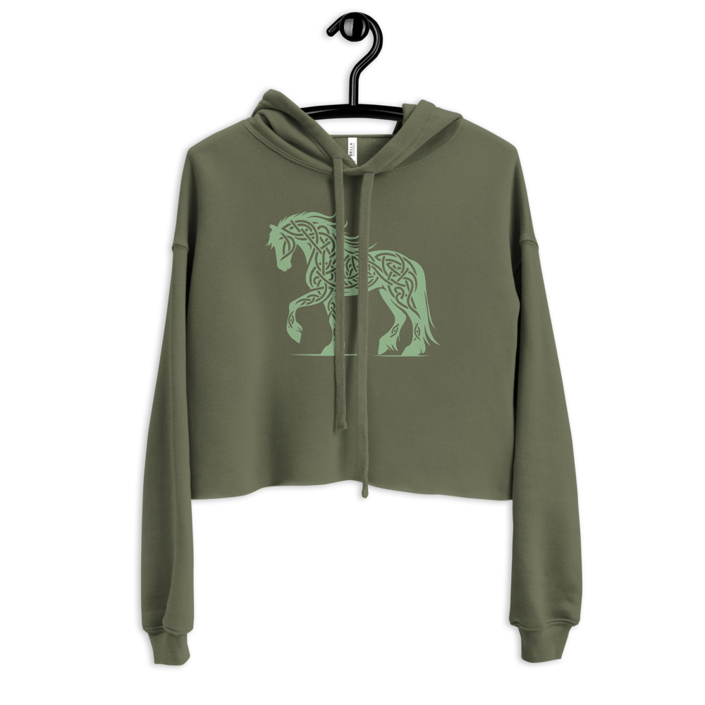 Celtic Horse Crop Hoodie