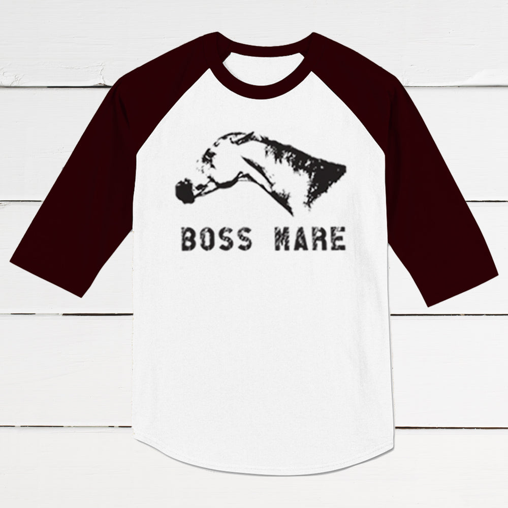 The Boss Mare Youth Baseball Tee