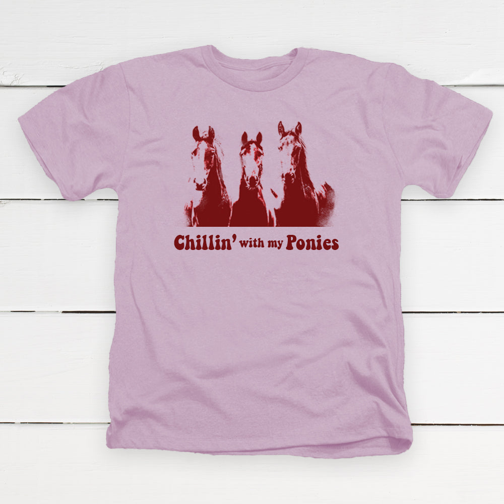 Chillin' With My Ponies Youth T-Shirt