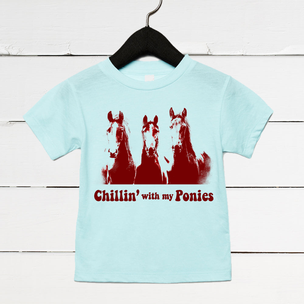 Chillin' With My Ponies Youth T-Shirt