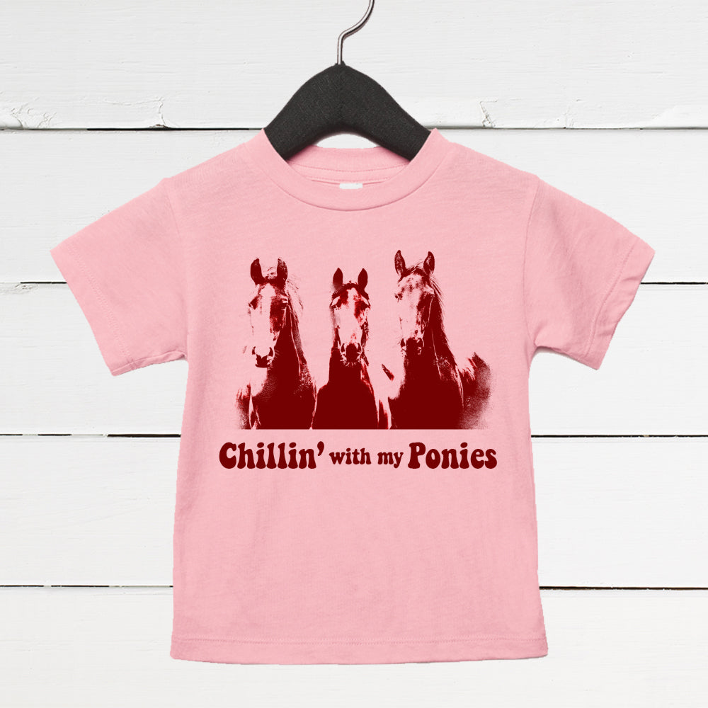 Chillin' With My Ponies Youth T-Shirt