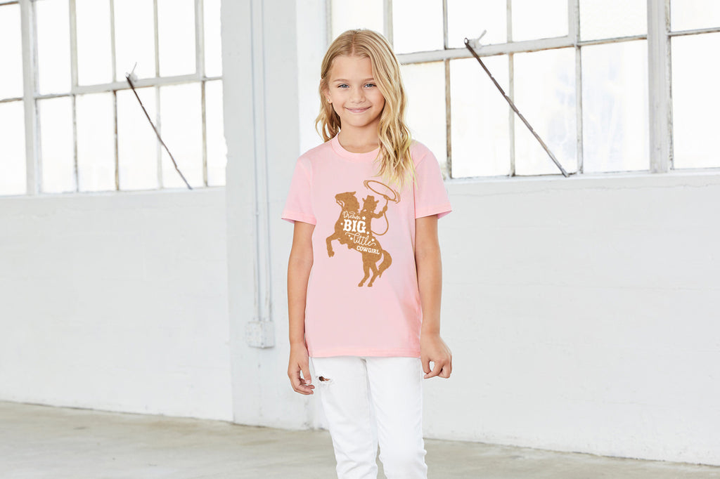 Dream Big Little Cowgirl Youth T-Shirt