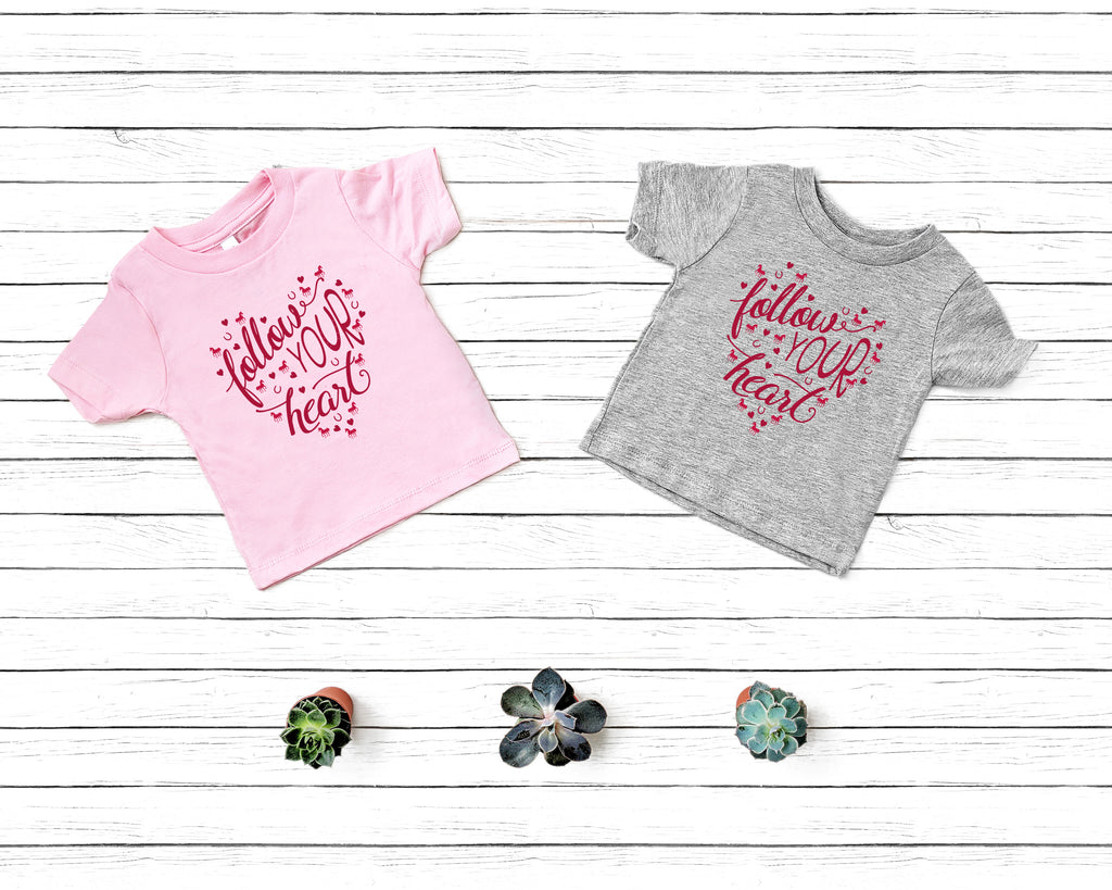 Follow Your Heart Youth and Toddler Tee