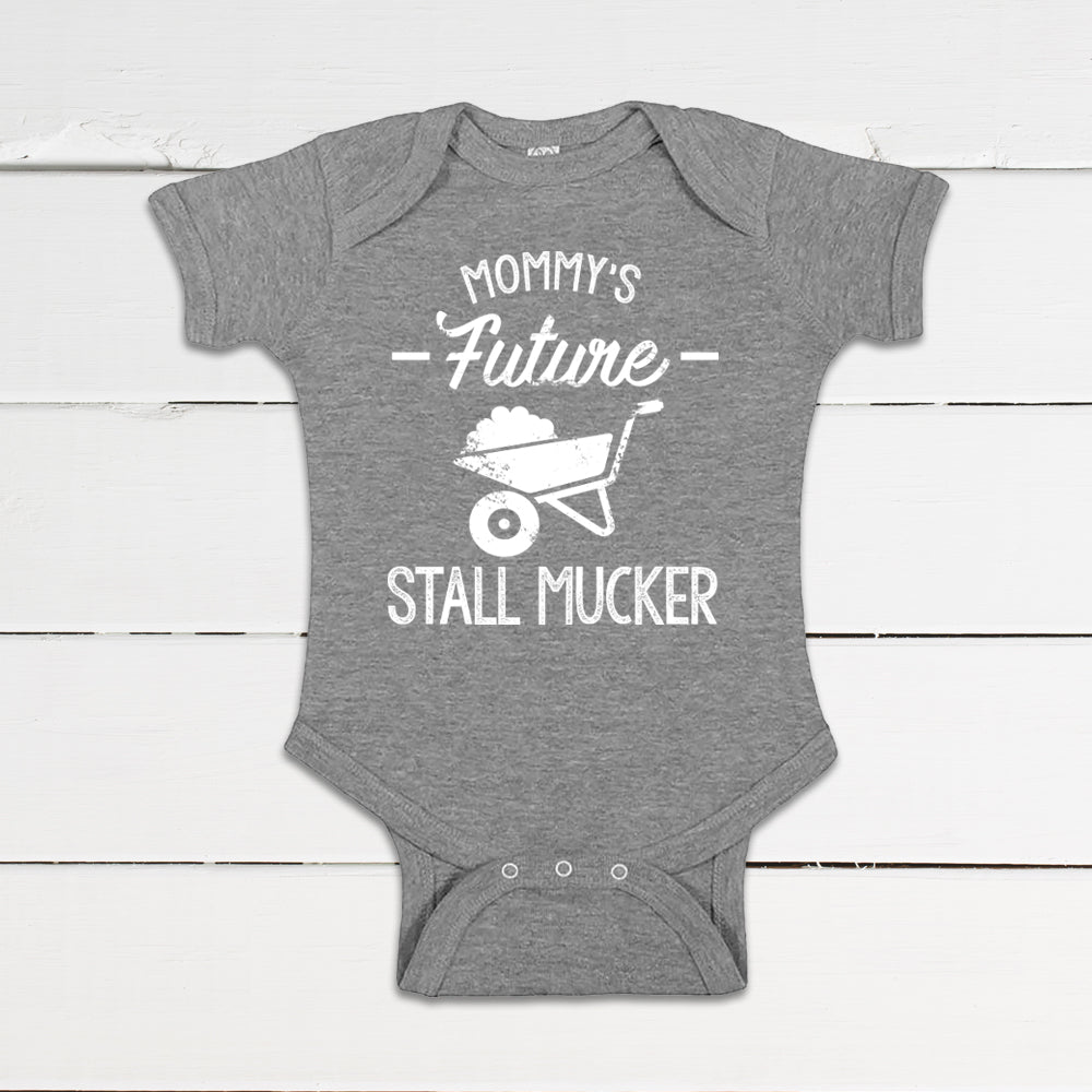Mommy's Future Stall Mucker Baby Bodysuit