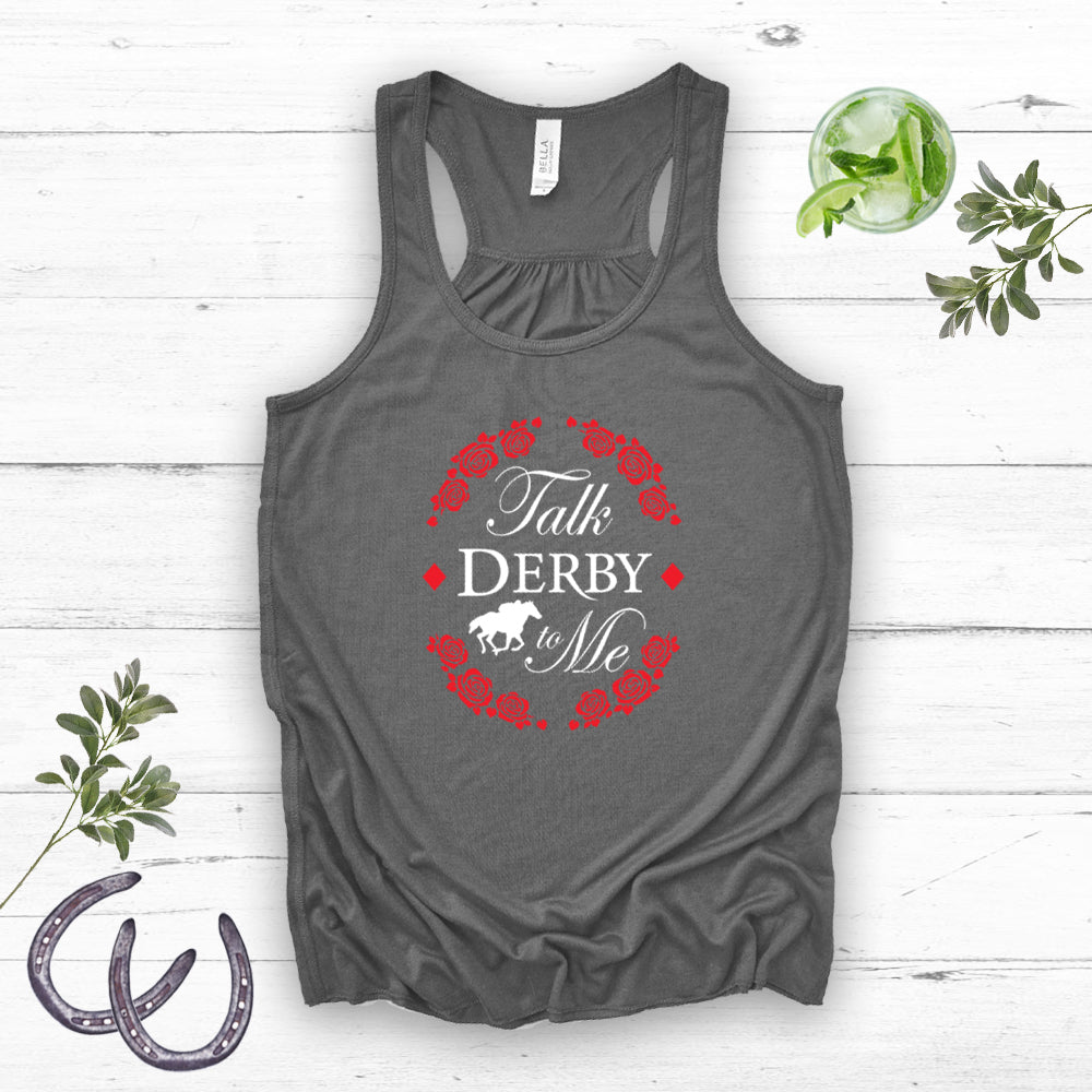 Talk Derby to Me Racerback Tank Top