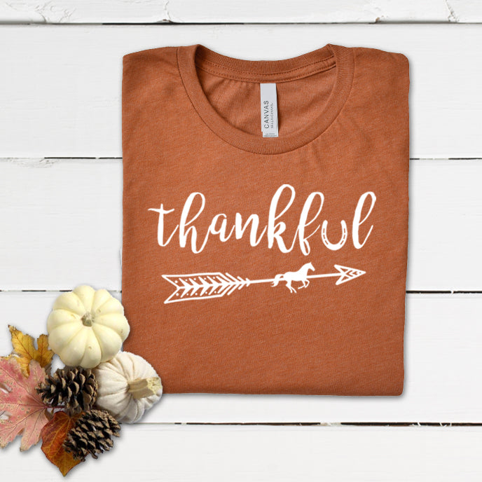 Thankful Equestrian Tee