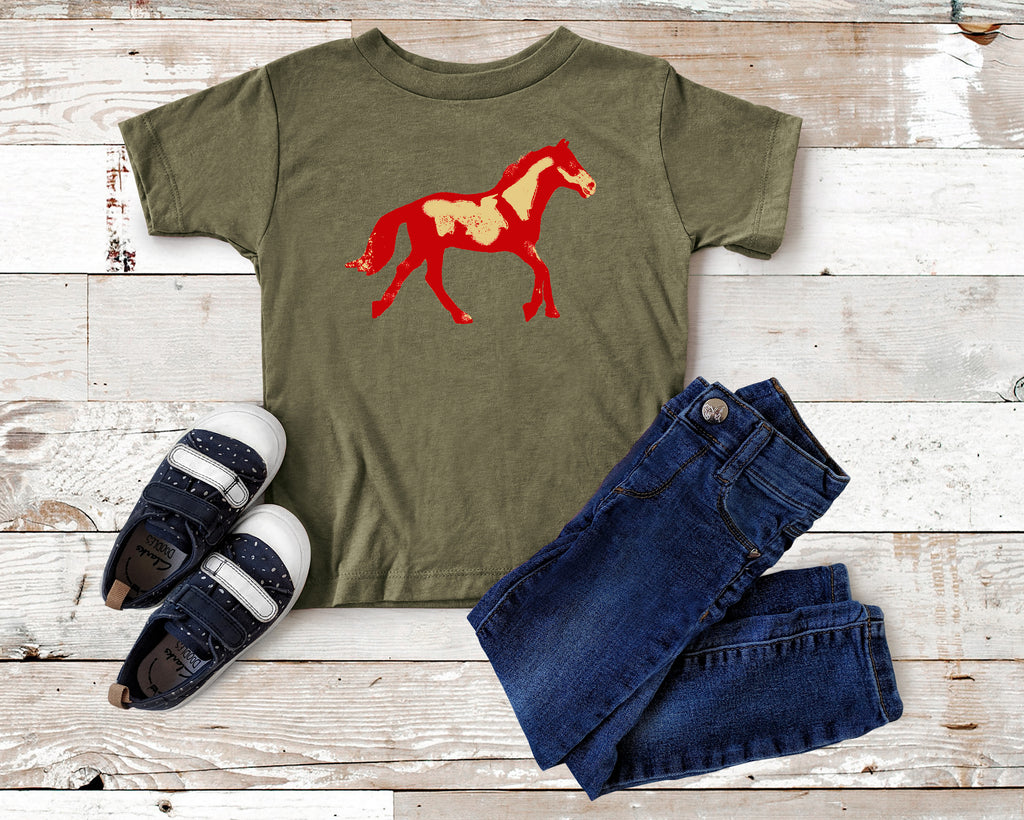 Abstract Horse T-Shirt